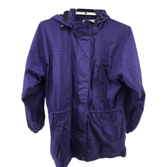 Eddie Bauer‎ Womans Purple Jacket Size Small With Hood - Picture 4 of 7